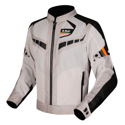 JAKNA LS2 GARDA AIR MAN GREEN ORANGE 2XL